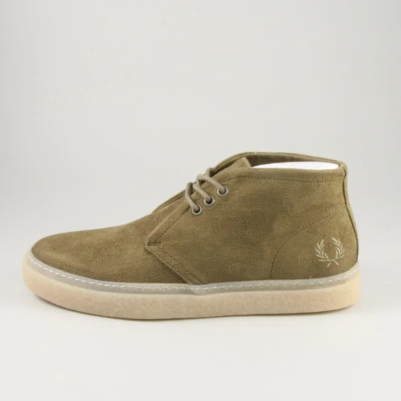 Fred Perry Hawley Corduroy - Uniform Green-4
